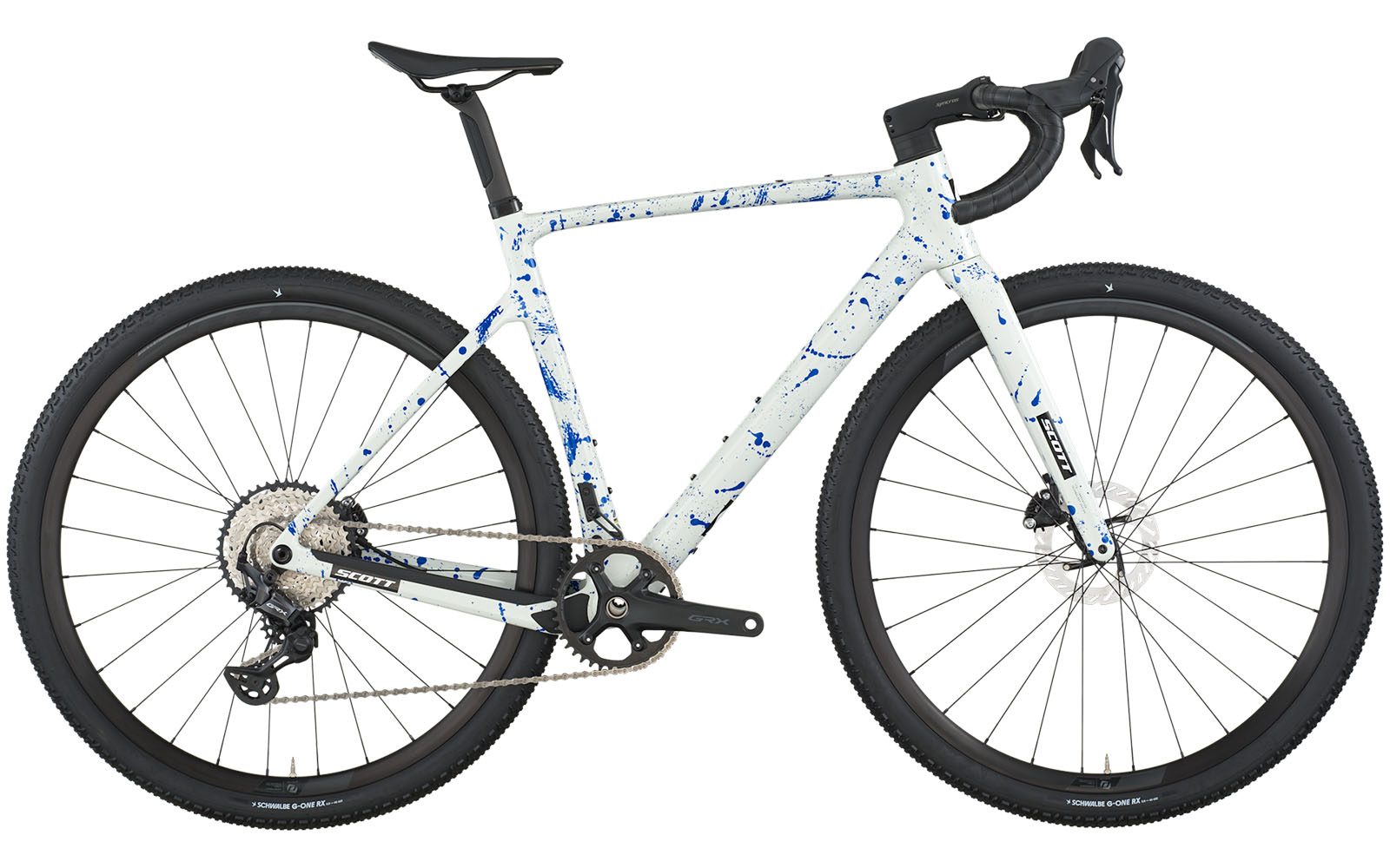 Scott Addict Gravel 30 Bike white/splatter blue 2026