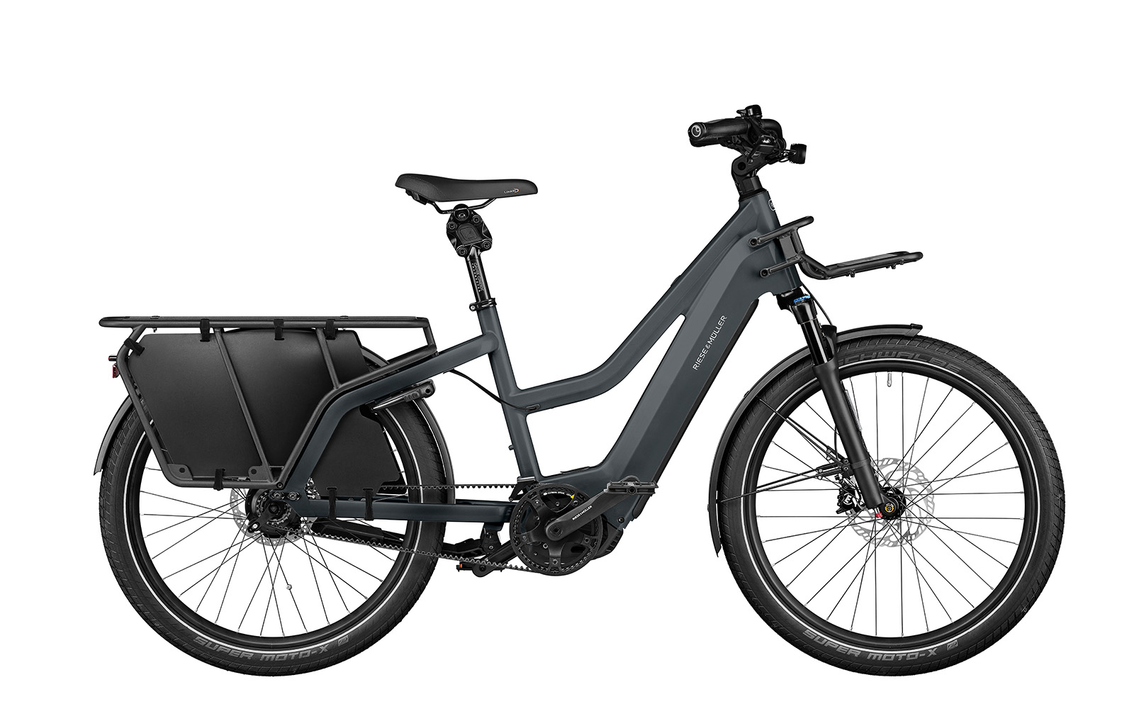 Riese&Müller Multicharger Mixte GT vario RX Front-GT Kiox300 750Wh utility grey/black matt Riese&Müller Multicharger Mixte GT vario RX Front-GT Kiox300 750Wh utility grey/black matt
