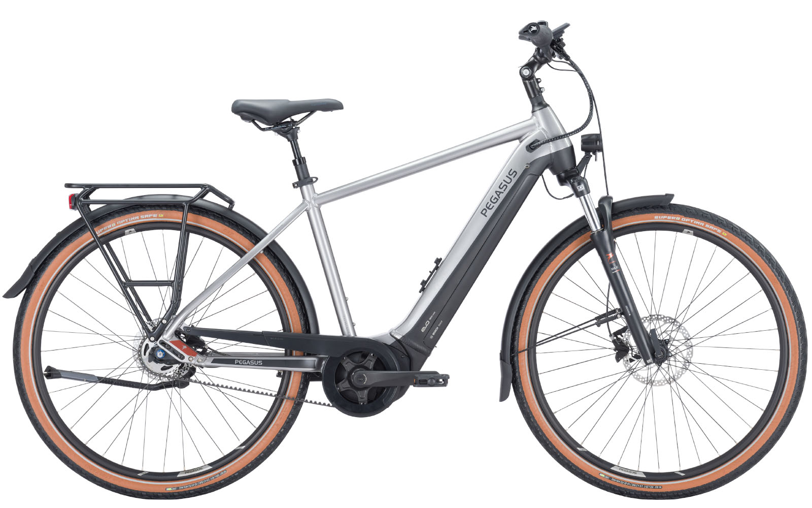 Pegasus Premio EVO 5F Belt 750Wh silver / black Pegasus Premio EVO 5F Belt 750Wh silver / black