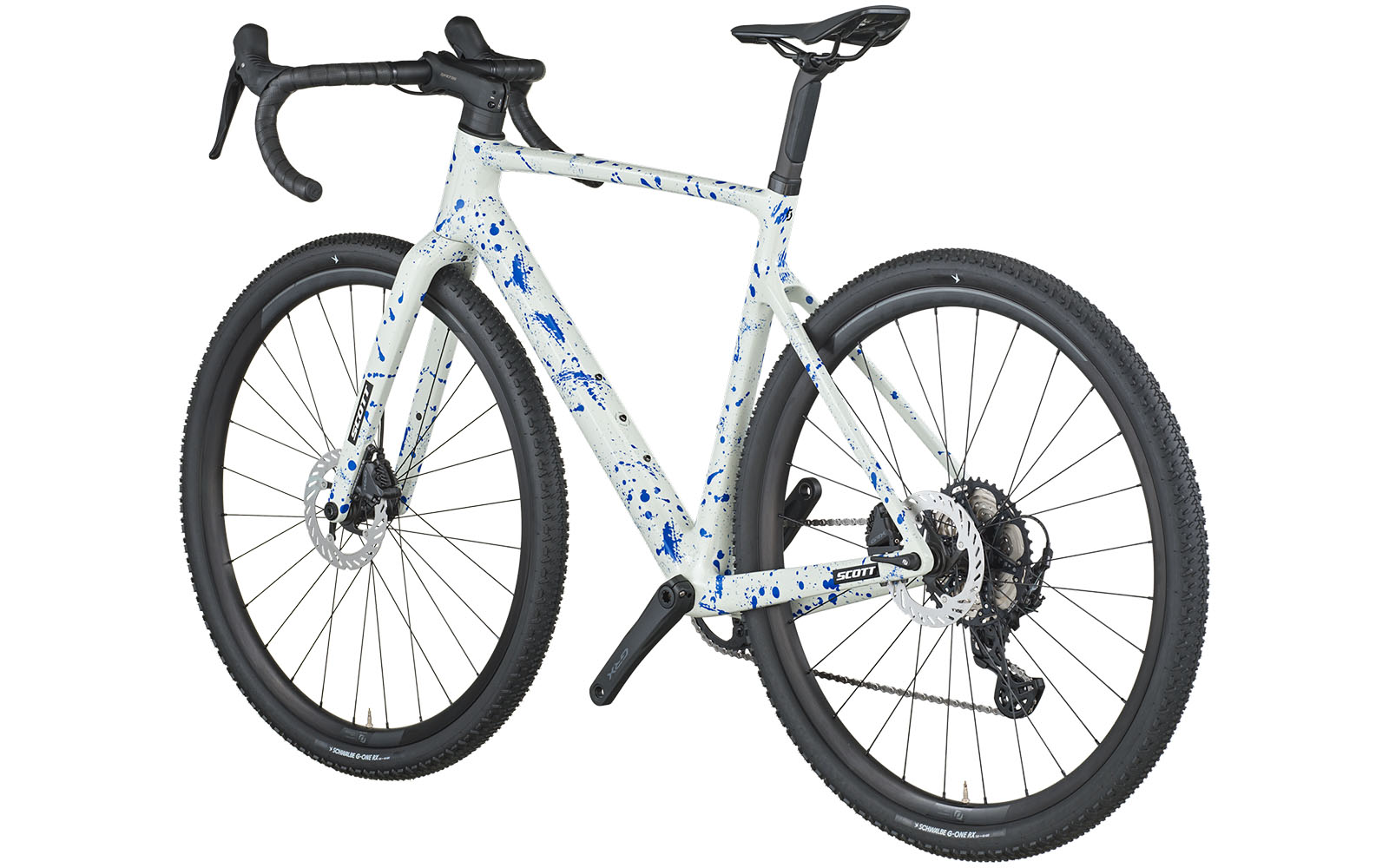 Scott Addict Gravel 30 Bike white/splatter blue 2026