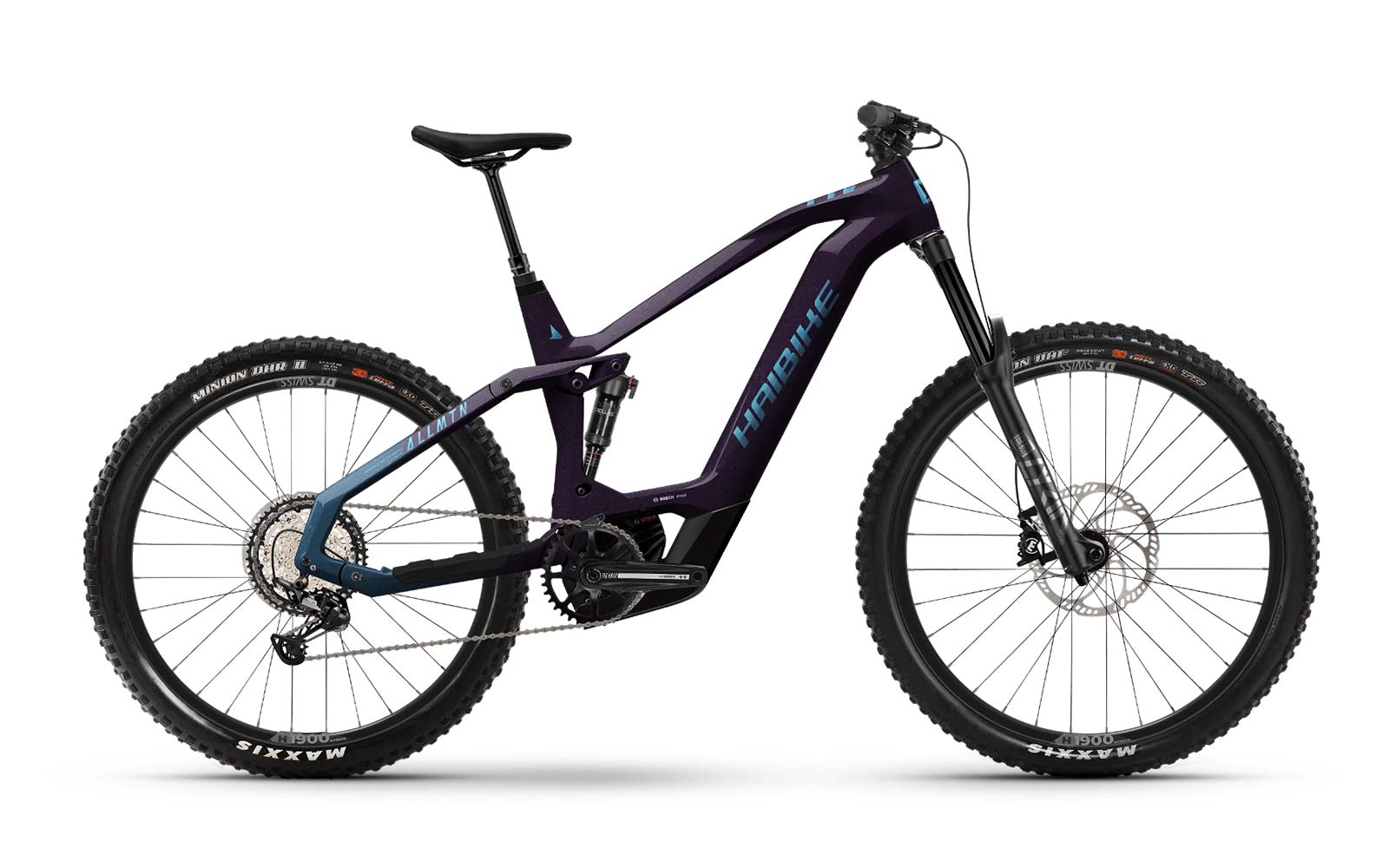 Haibike AllMtn CF 11 750Wh gloss fade purple/blue chrome Haibike AllMtn CF 11 750Wh gloss fade purple/blue chrome