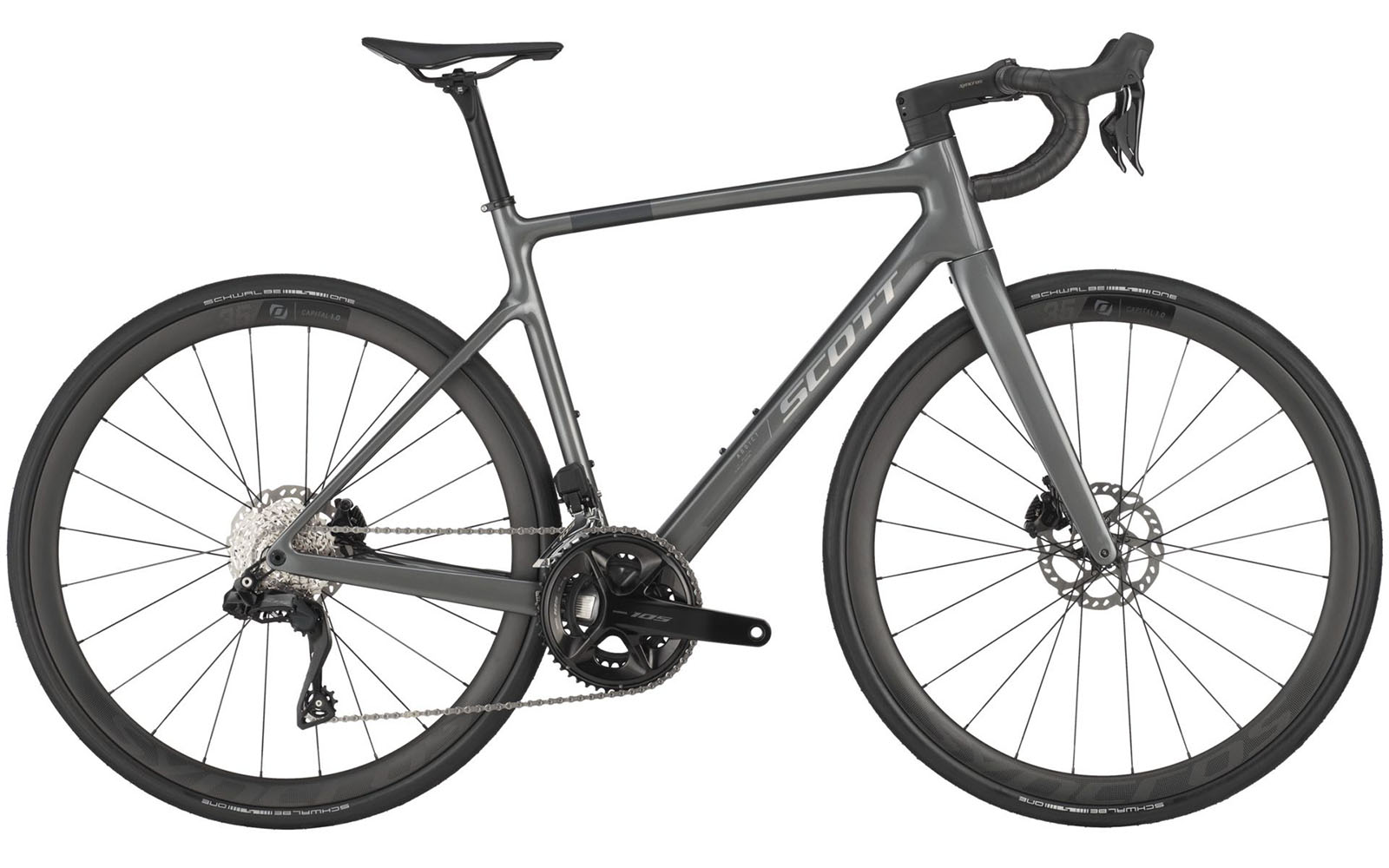 Scott Addict 30 Bike slate grey 2025 Scott Addict 30 Bike slate grey 2025