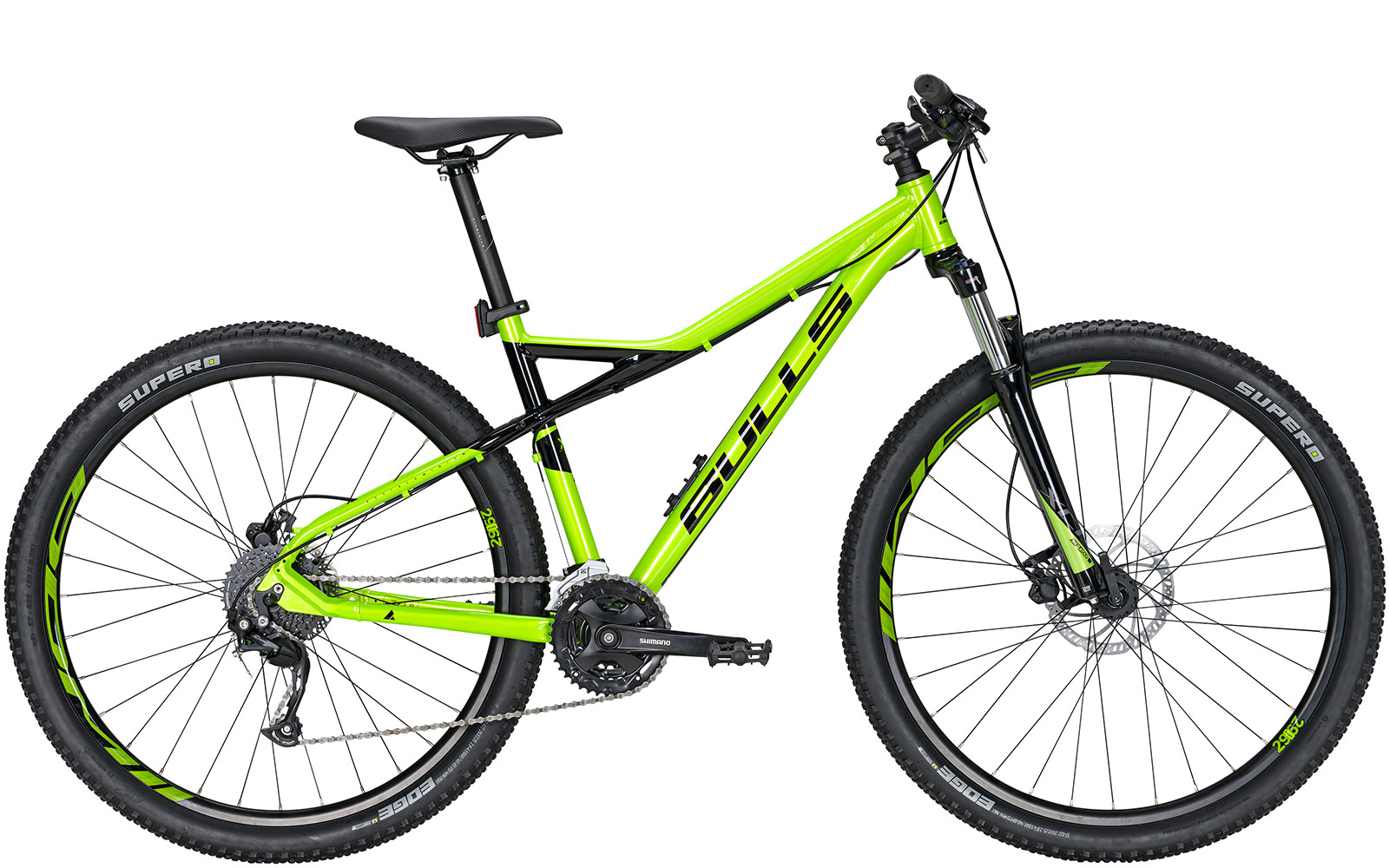 Bulls Sharptail 3 Disc Lime Bulls Sharptail 3 Disc Lime