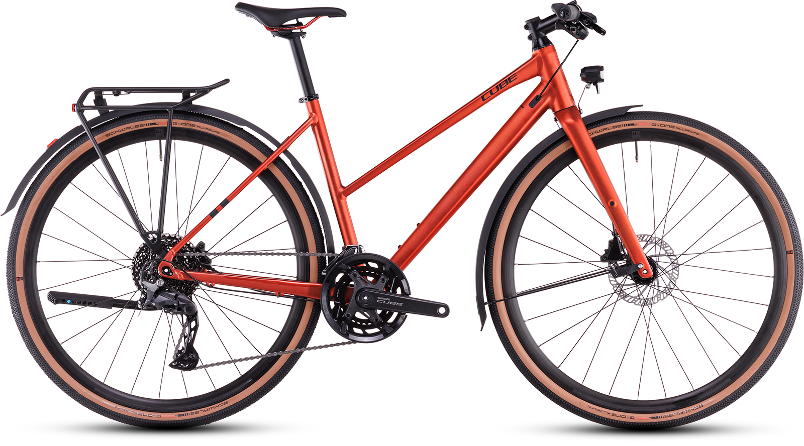 Cube Nulane Pro FE Trapeze fireorange´n´black 2025 Cube Nulane Pro FE Trapeze fireorange´n´black 2025