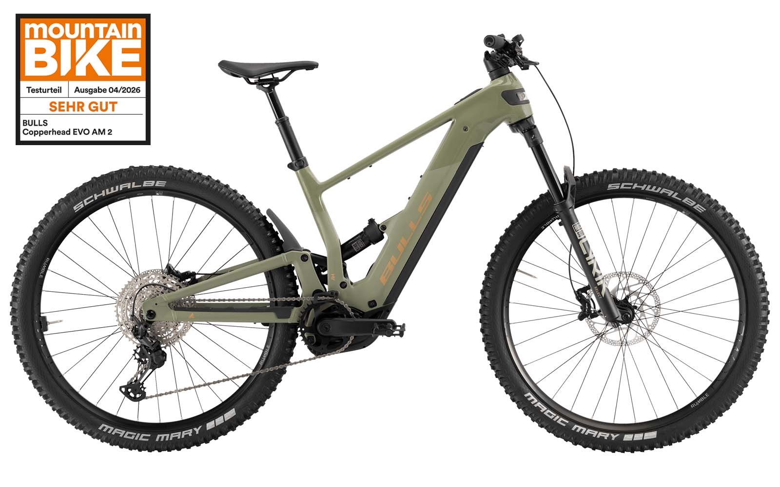 Bulls Copperhead EVO AM 2 800Wh graphite laurel green-matt/laurel green 2026
