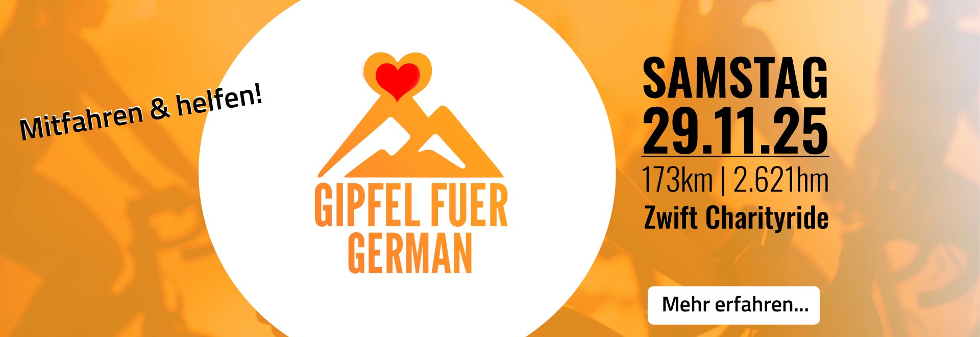 Charityride Gipfel für German on Zwift @ Denfeld