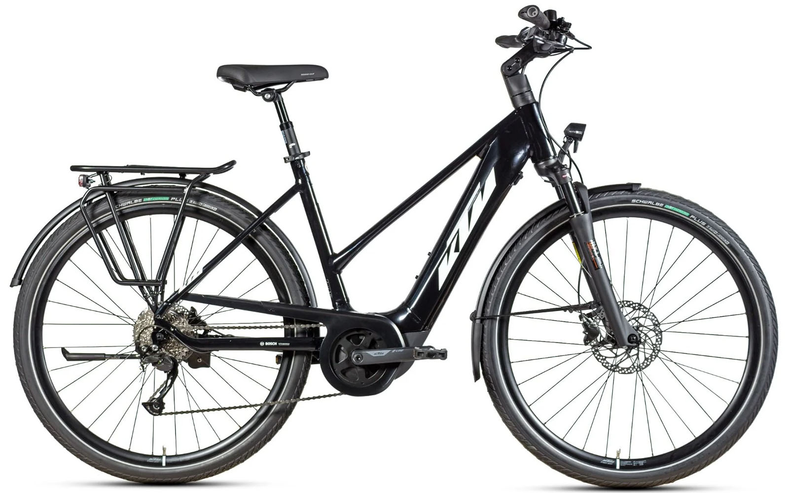 KTM Macina Premium Trapez 750Wh Metallic Black KTM Macina Premium Trapez 750Wh Metallic Black
