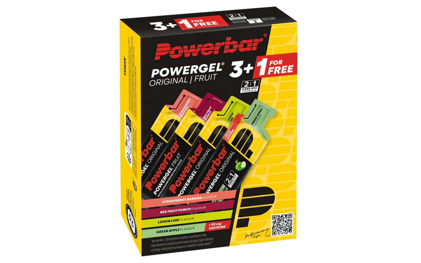 Powerbar Powergel 3+1 gratis - Multiflavour Vorteilspack