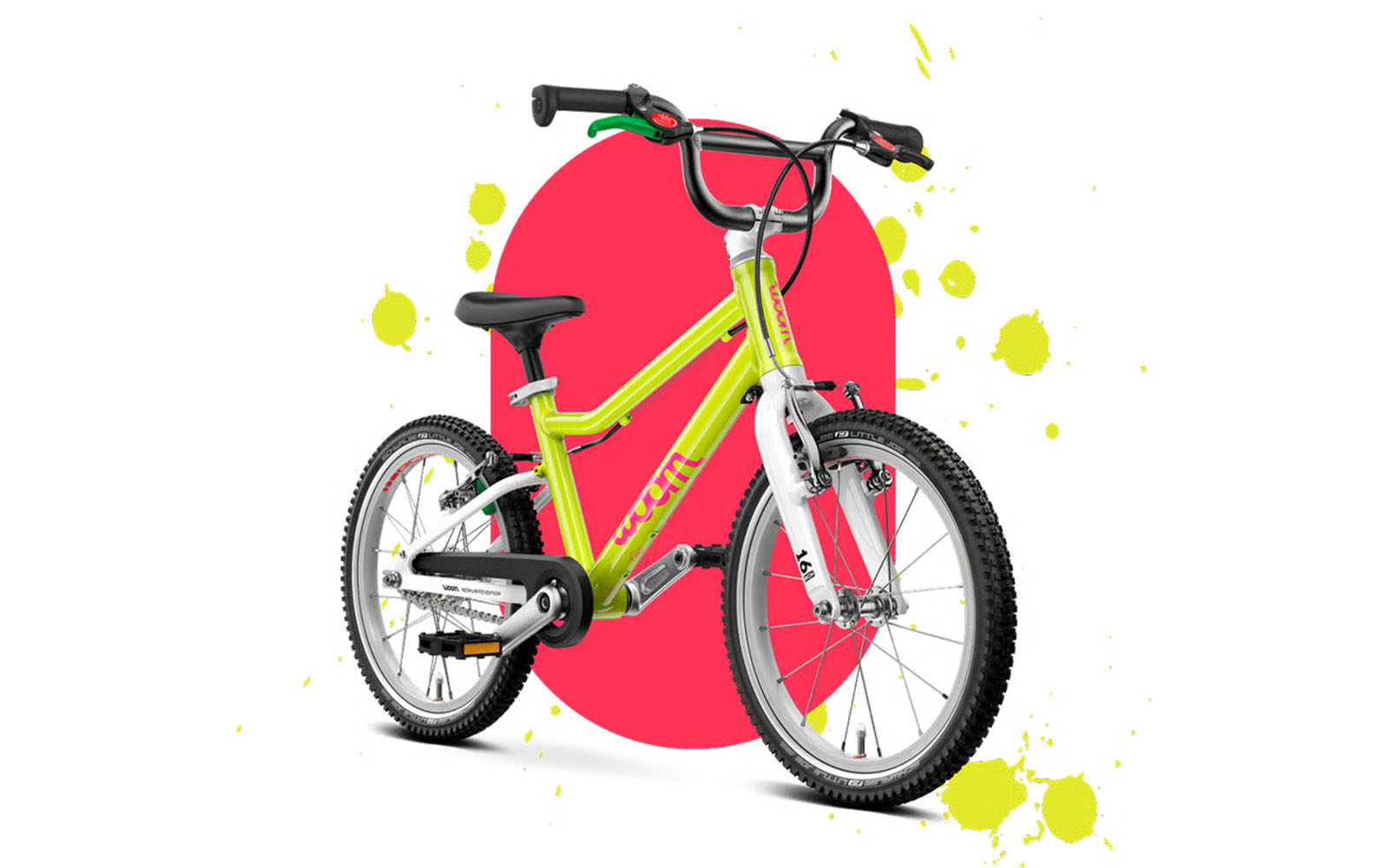 Woom GO 3 Neon Lime 2026