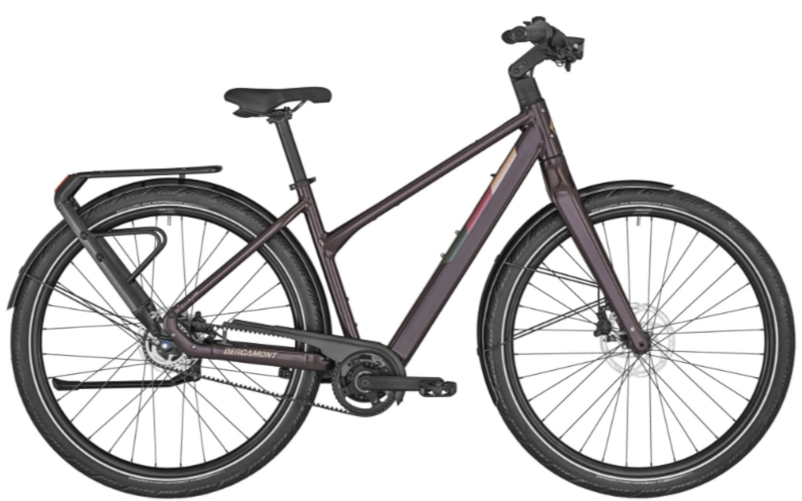 Bergamont E-Vitess Expert Lady 360Wh Trapez shiny cassis red Bergamont E-Vitess Expert Lady 360Wh Trapez shiny cassis red