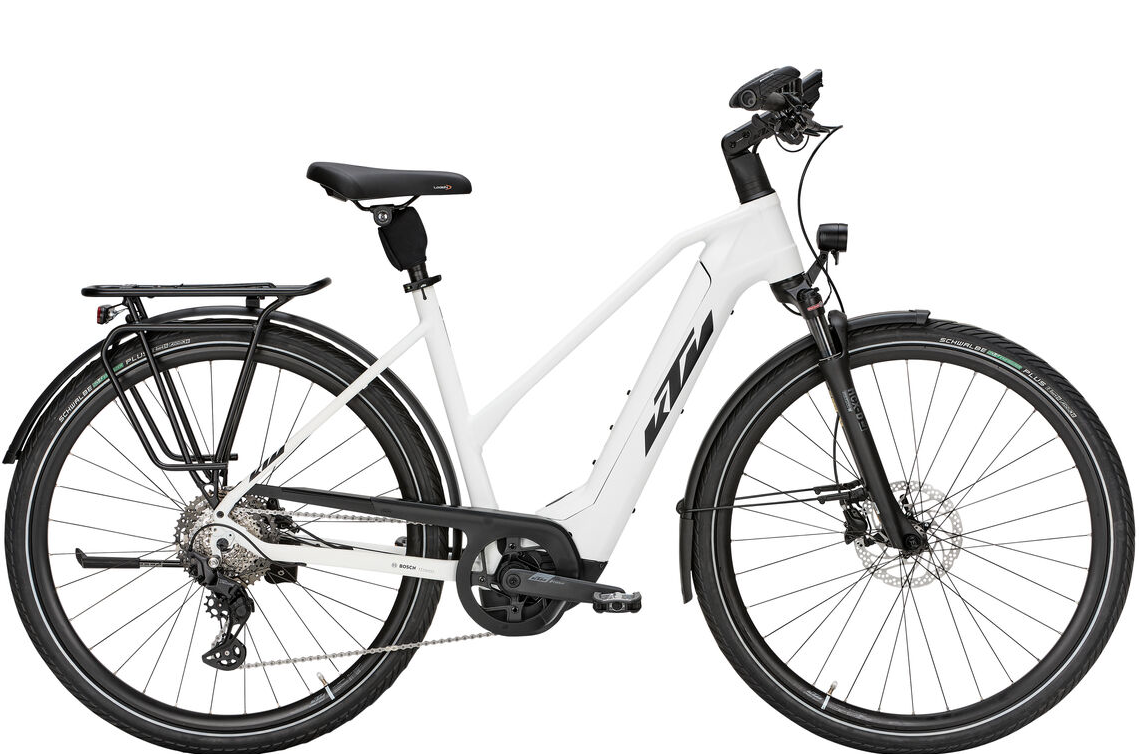 KTM Cento 10 Plus Trapez 750Wh white matt (black+red) KTM Cento 10 Plus Trapez 750Wh white matt (black+red)