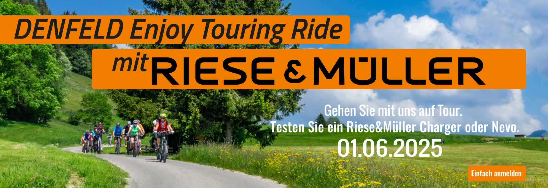 Enjoy Touring Ride mit Riese&Müller Testbikes 2025