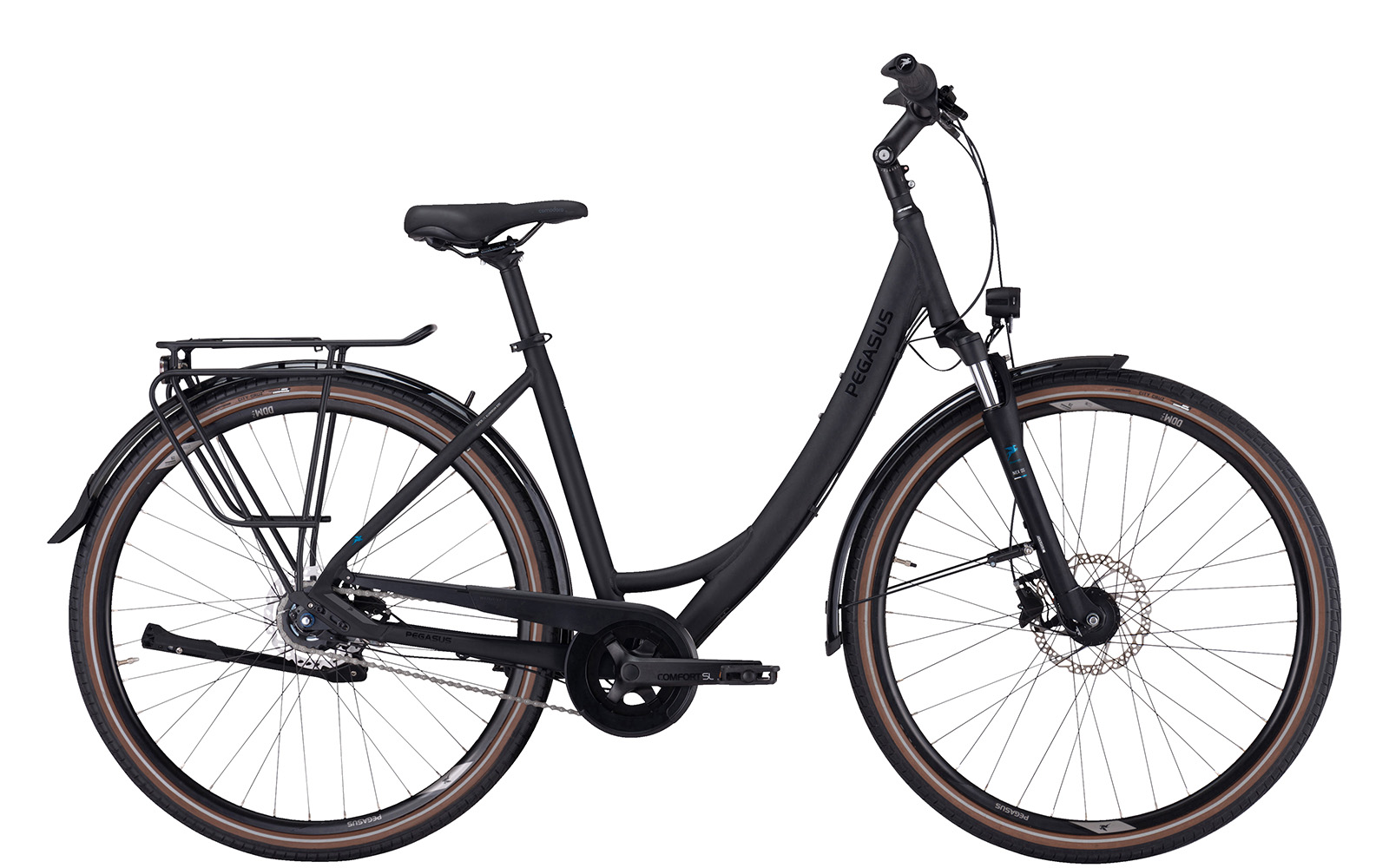 Pegasus Savona SL Disc 8NR Tiefeinsteiger black matt  Pegasus Savona SL Disc 8NR Tiefeinsteiger black matt