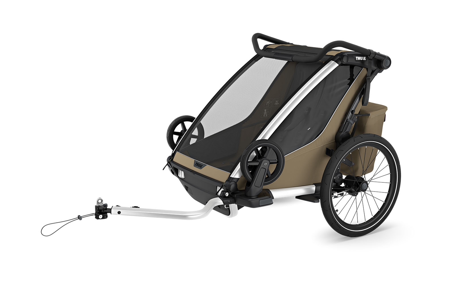 Thule Chariot Cross 2 double Faded Khaki Thule Chariot Cross 2 double Faded Khaki