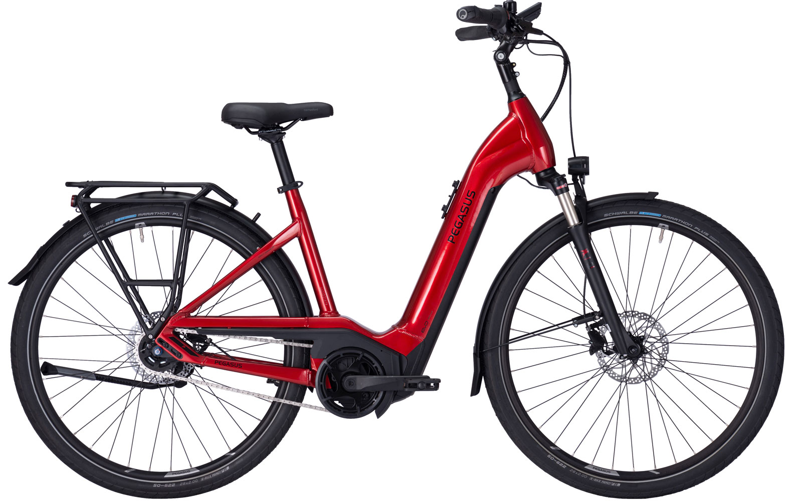 Pegasus Premio Evo 5F Lite 750Wh Wave hyper red/black matt Pegasus Premio Evo 5F Lite 750Wh Wave hyper red/black matt