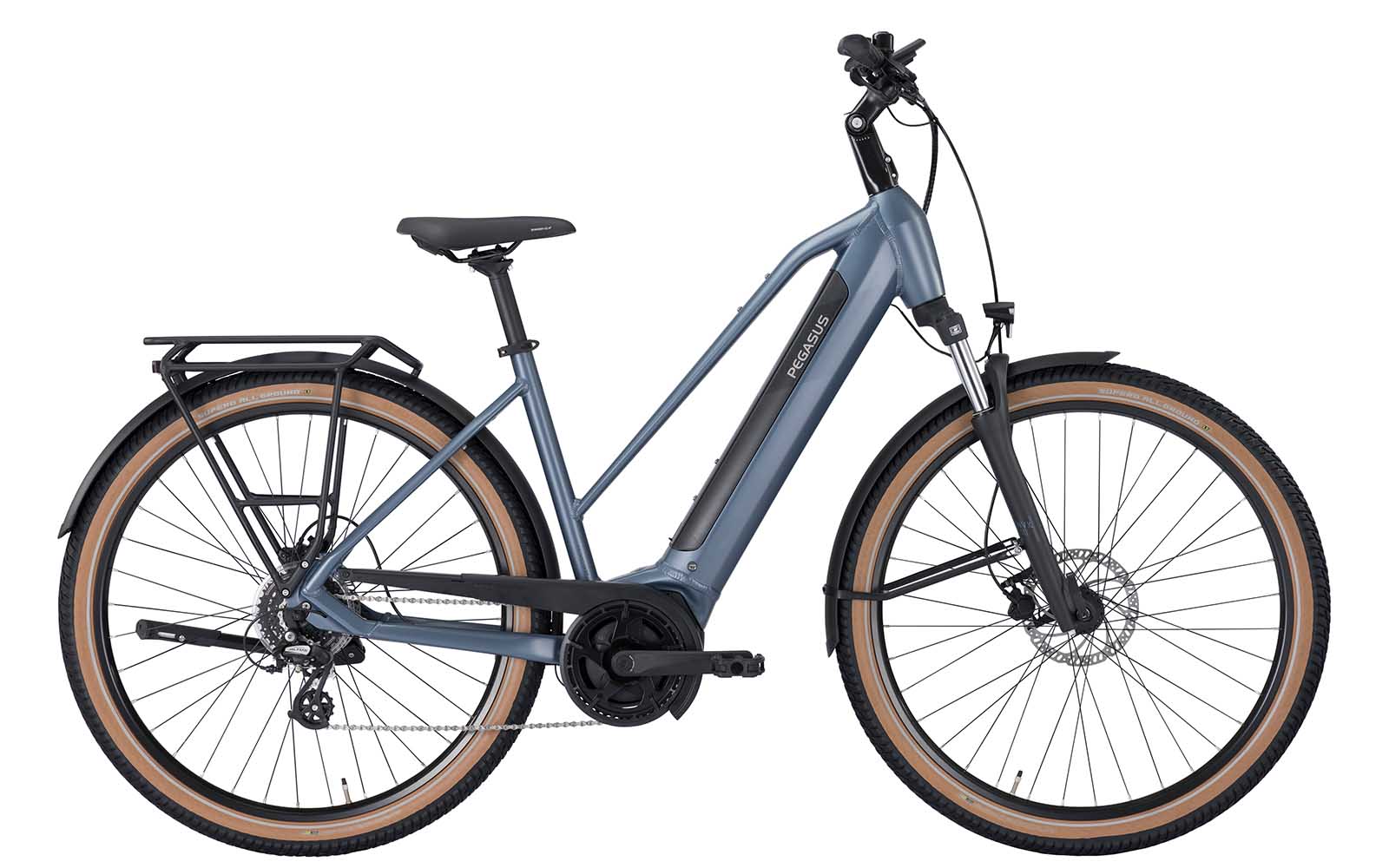 Pegasus Solero Evo 8 SUV Trapez 750Wh pro blue Pegasus Solero Evo 8 SUV Trapez 750Wh pro blue