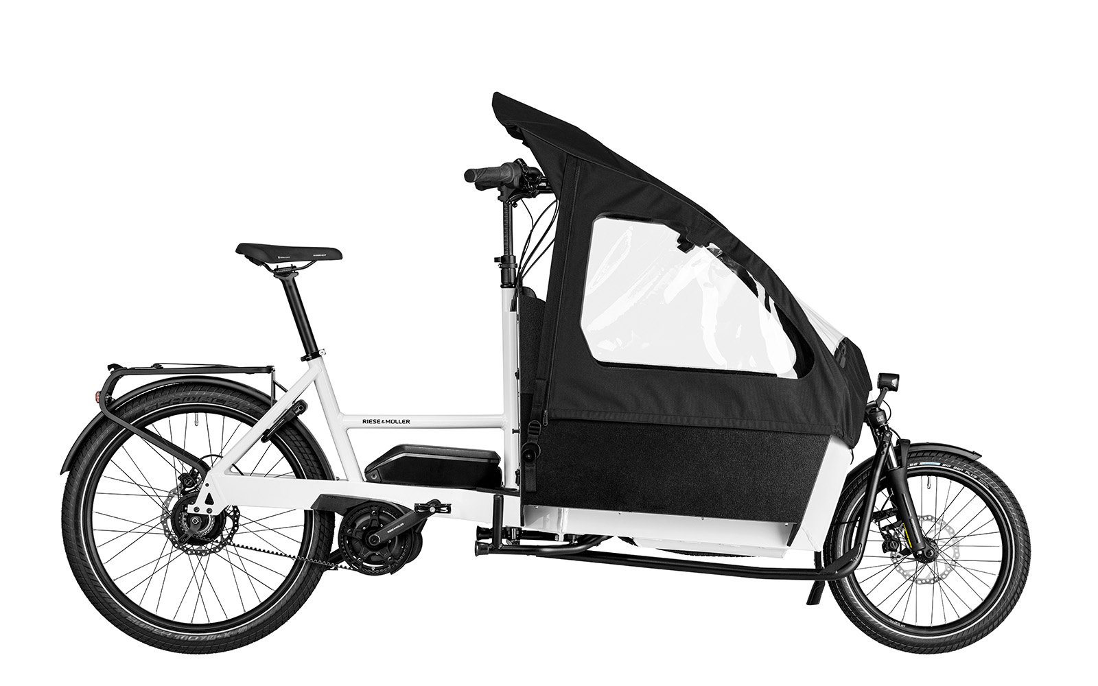 Riese&Müller Transporter2 65 vario Box Doppel-Kindersitz 725Wh true white Riese&Müller Transporter2 65 vario Box Doppel-Kindersitz 725Wh true white