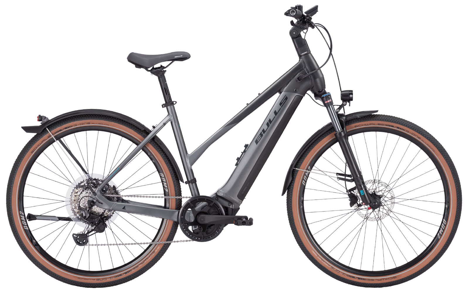 BULLS Cross Rider EVO 2 750Wh Trapez black matt / grey matt BULLS Cross Rider EVO 2 750Wh Trapez black matt / grey matt