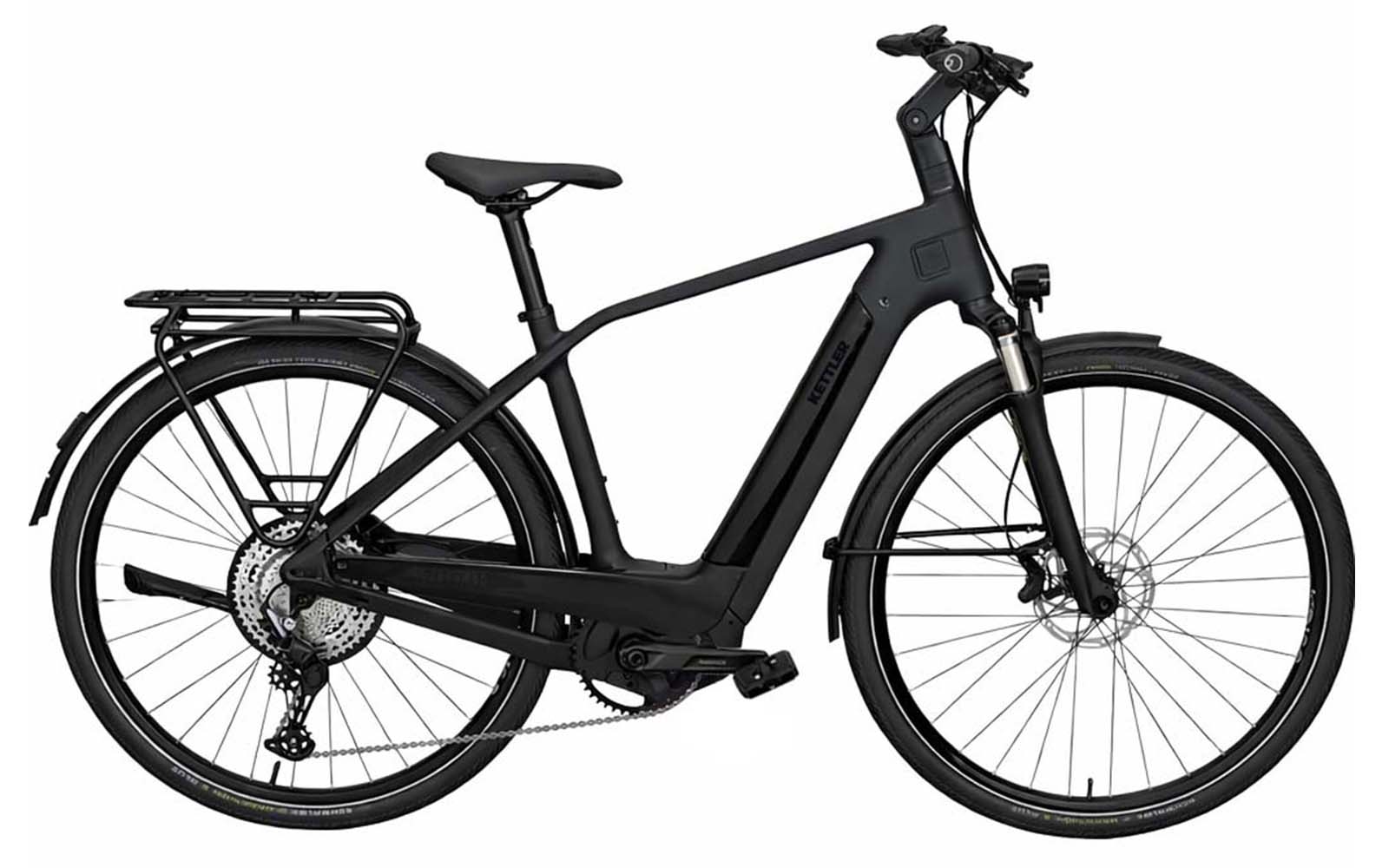 Kettler Alu Rad Quadrano Lite 11 630Wh Diamant black shiny/black matt