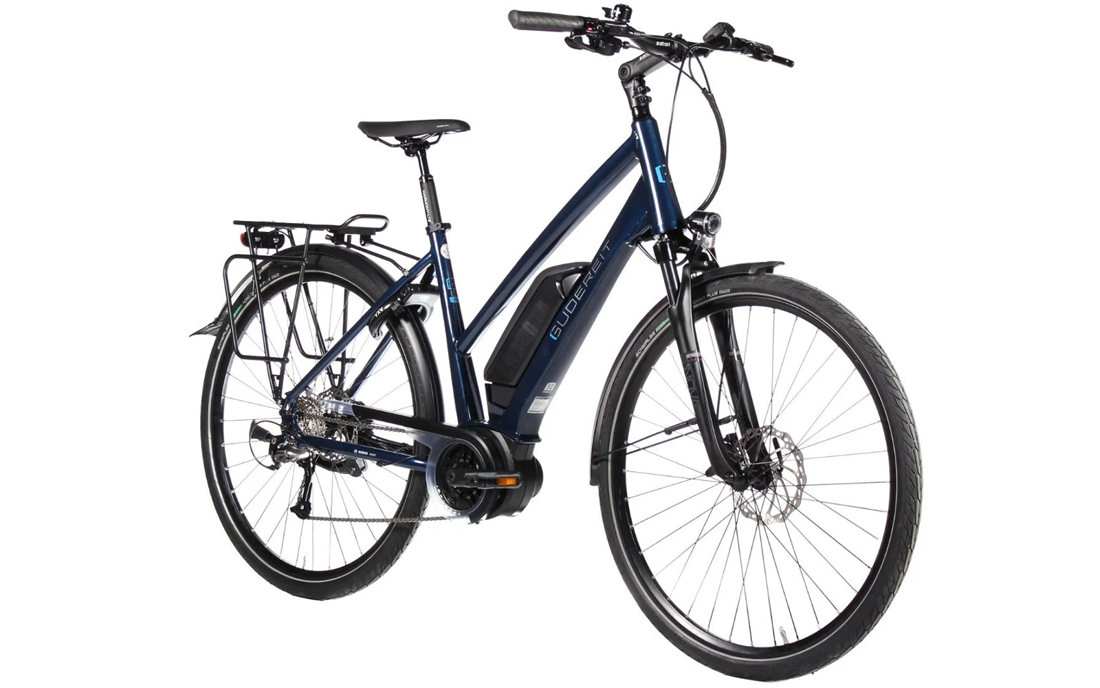 Gudereit ET-3 evo 400Wh Trapez Dunkelblau glanz