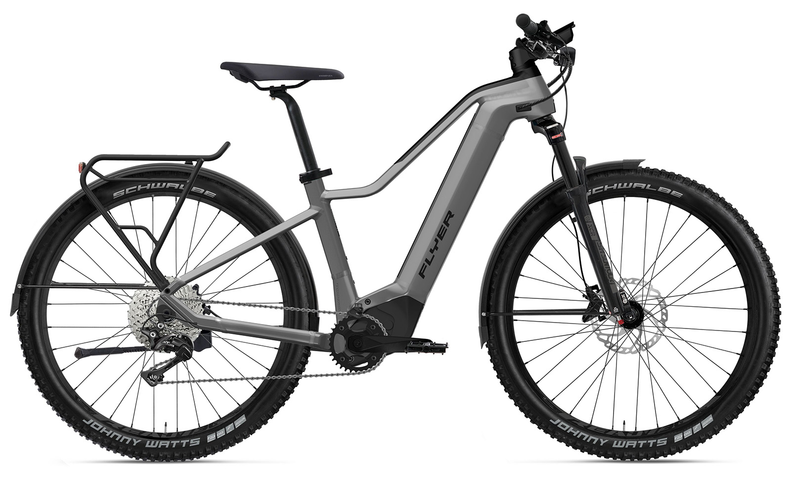 Flyer Goroc2 6.30 Gents 750Wh Cast Silver / Black Gloss Flyer Goroc2 6.30 Gents 750Wh Cast Silver / Black Gloss