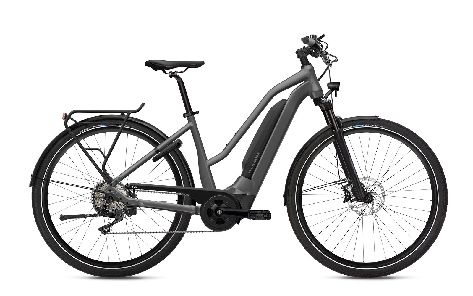 Flyer Upstreet5 7.10 Trapez 750Wh Anthracite Gloss Flyer Upstreet5 7.10 Trapez 750Wh Anthracite Gloss