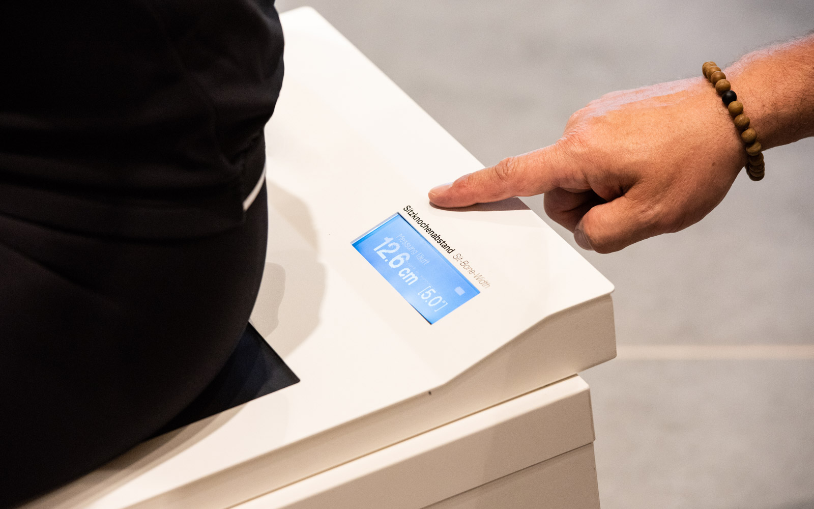 Sitzknochenvermessung