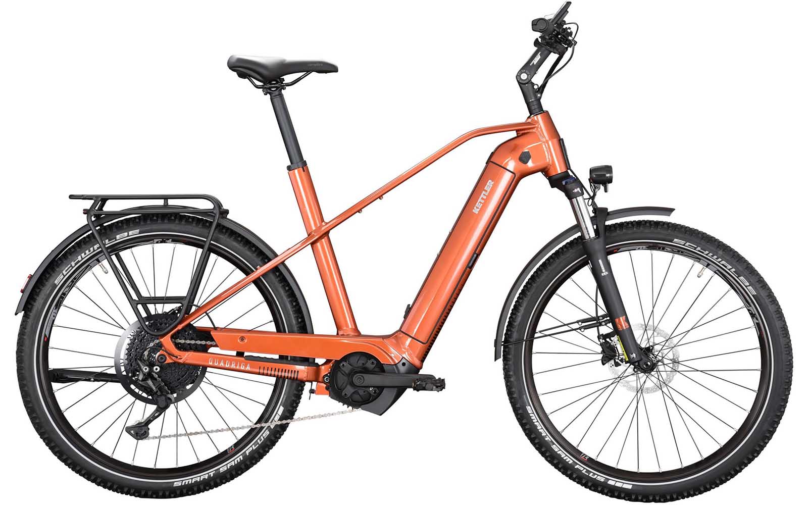 Kettler Alu Rad QUADRIGA TOWN & COUNTRY P10 625Wh sport orange shiny / black shiny