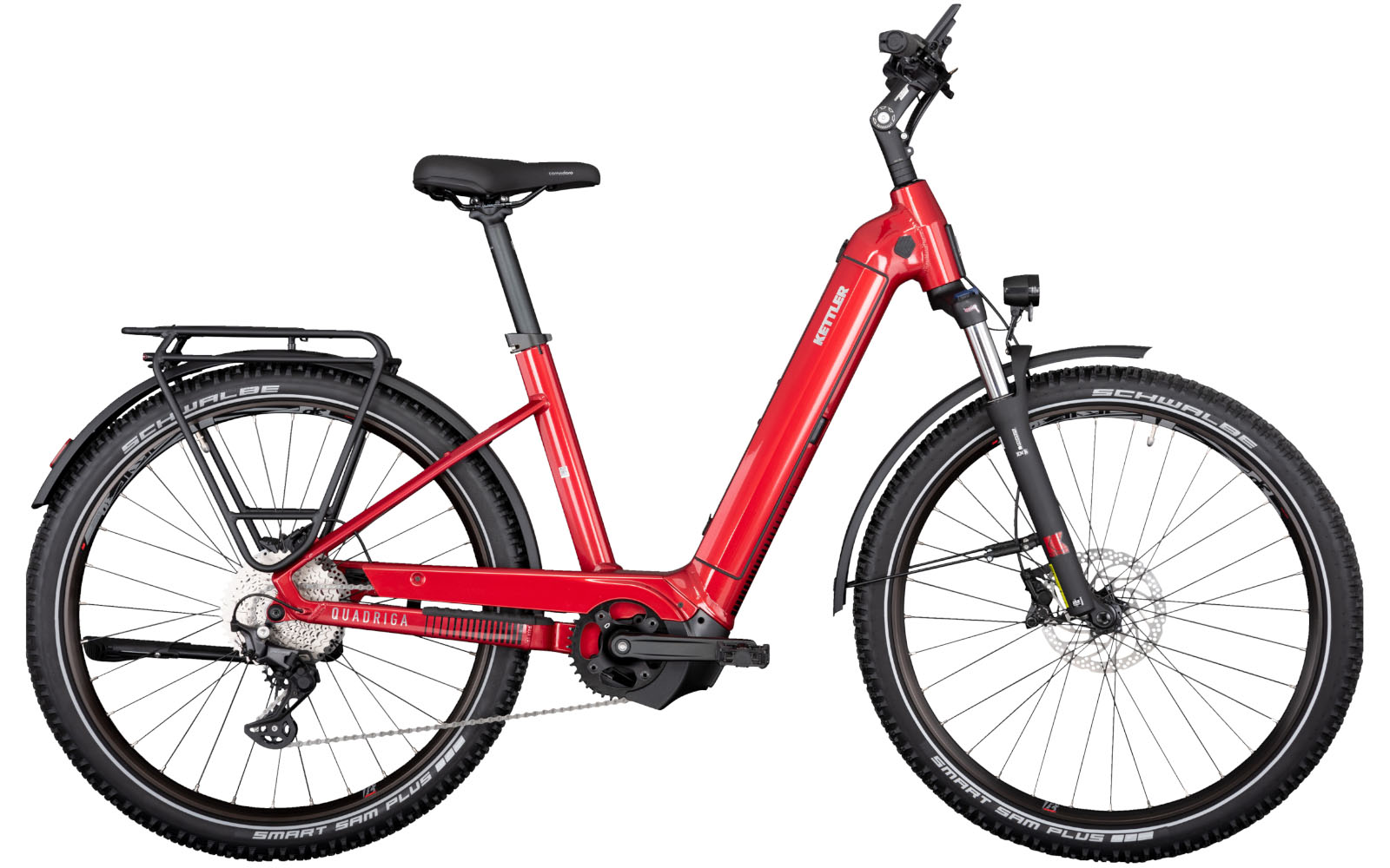 Kettler Alu Rad Quadriga Town & Country CX10 LG 750Wh Wave classic red shiny / black shiny Kettler Alu Rad Quadriga Town & Country CX10 LG 750Wh Wave classic red shiny / black shiny