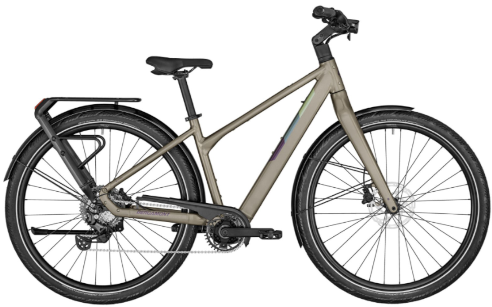 Bergamont E-Vitess Sport Lady 360Wh Trapez shiny taupe brown Bergamont E-Vitess Sport Lady 360Wh Trapez shiny taupe brown