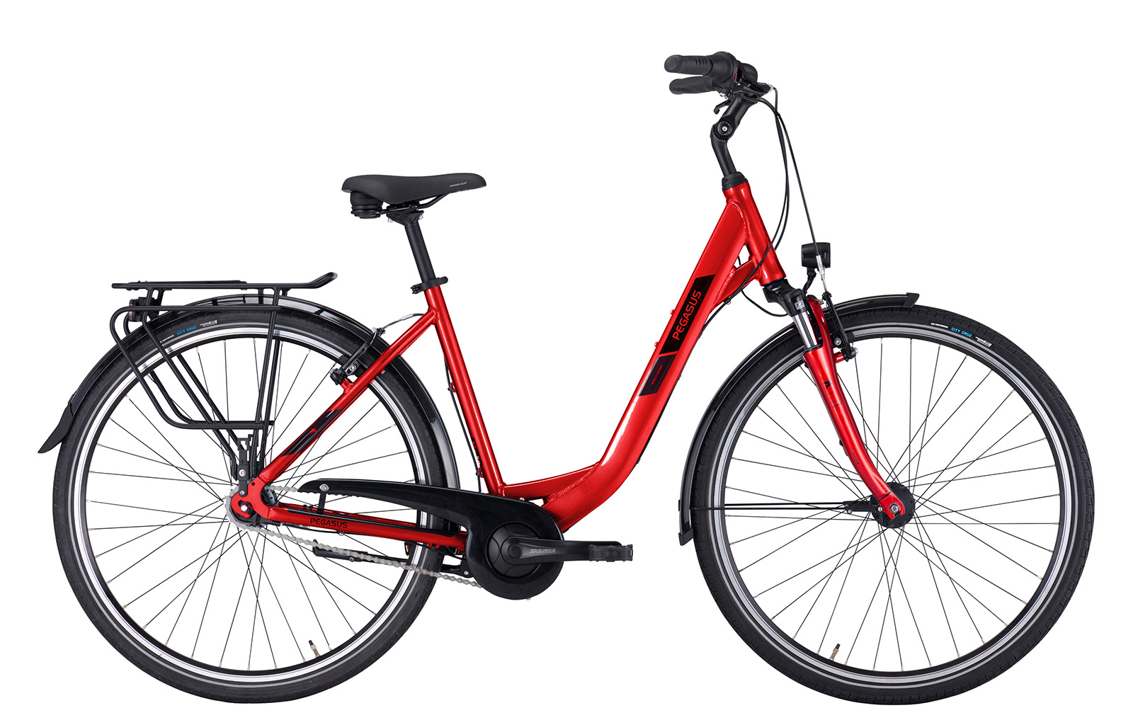 Pegasus Solero SL 7 NR Deep Tiefeinsteiger chrome crimson red  Pegasus Solero SL 7 NR Deep Tiefeinsteiger chrome crimson red