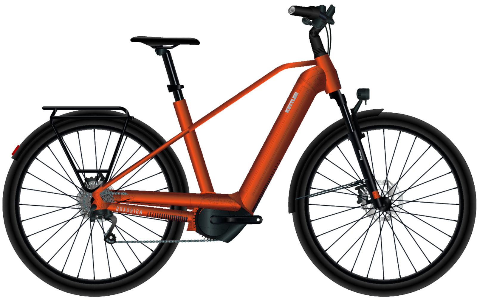 Kettler Alu Rad QUADRIGA TOWN & COUNTRY P10 625Wh sport orange shiny / black shiny Kettler Alu Rad QUADRIGA TOWN & COUNTRY P10 625Wh sport orange shiny / black shiny