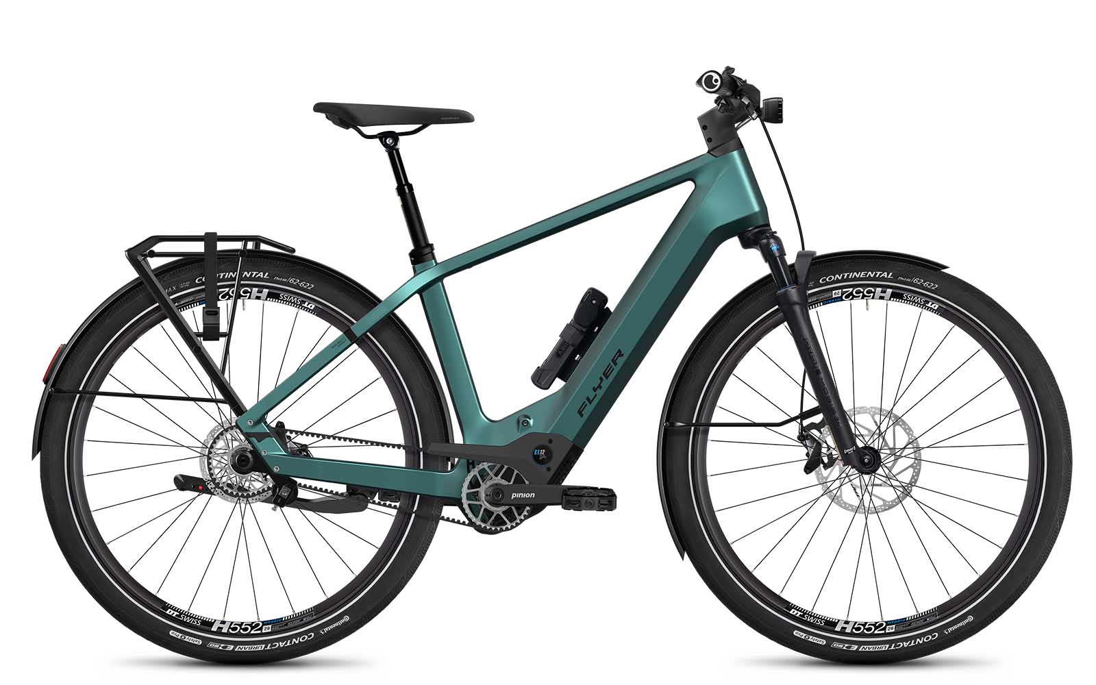 Flyer G1 Upstreet TR:CF 7.63 700Wh Jasper Green Satin 2026