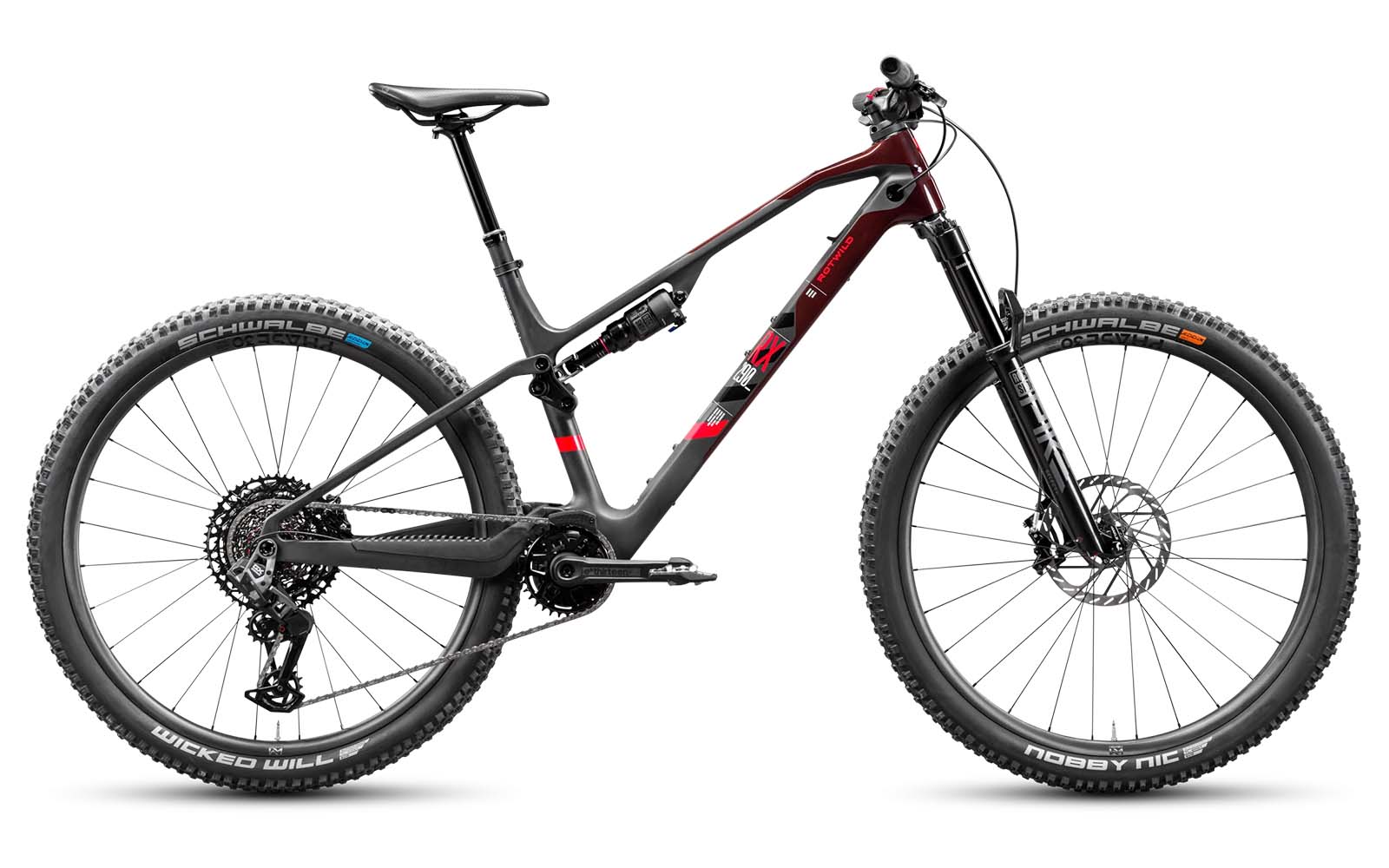 Rotwild R.X290 Pro Red Transparent 2026