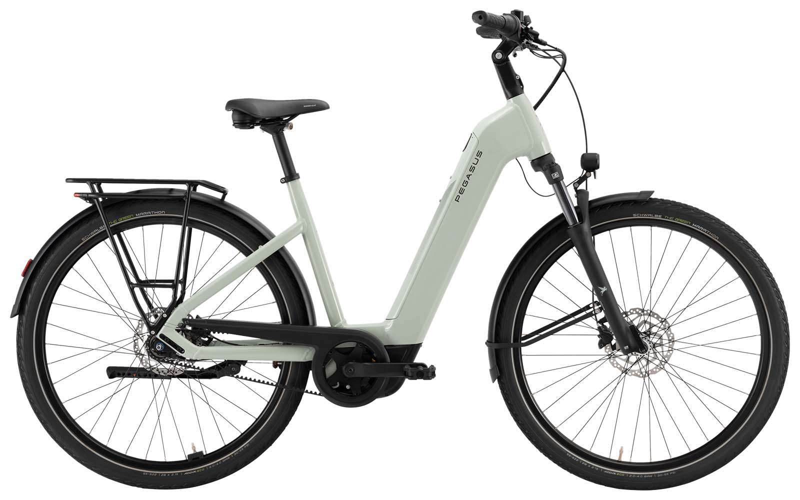 Pegasus Solero EVO 7F Belt 800Wh sage 2026