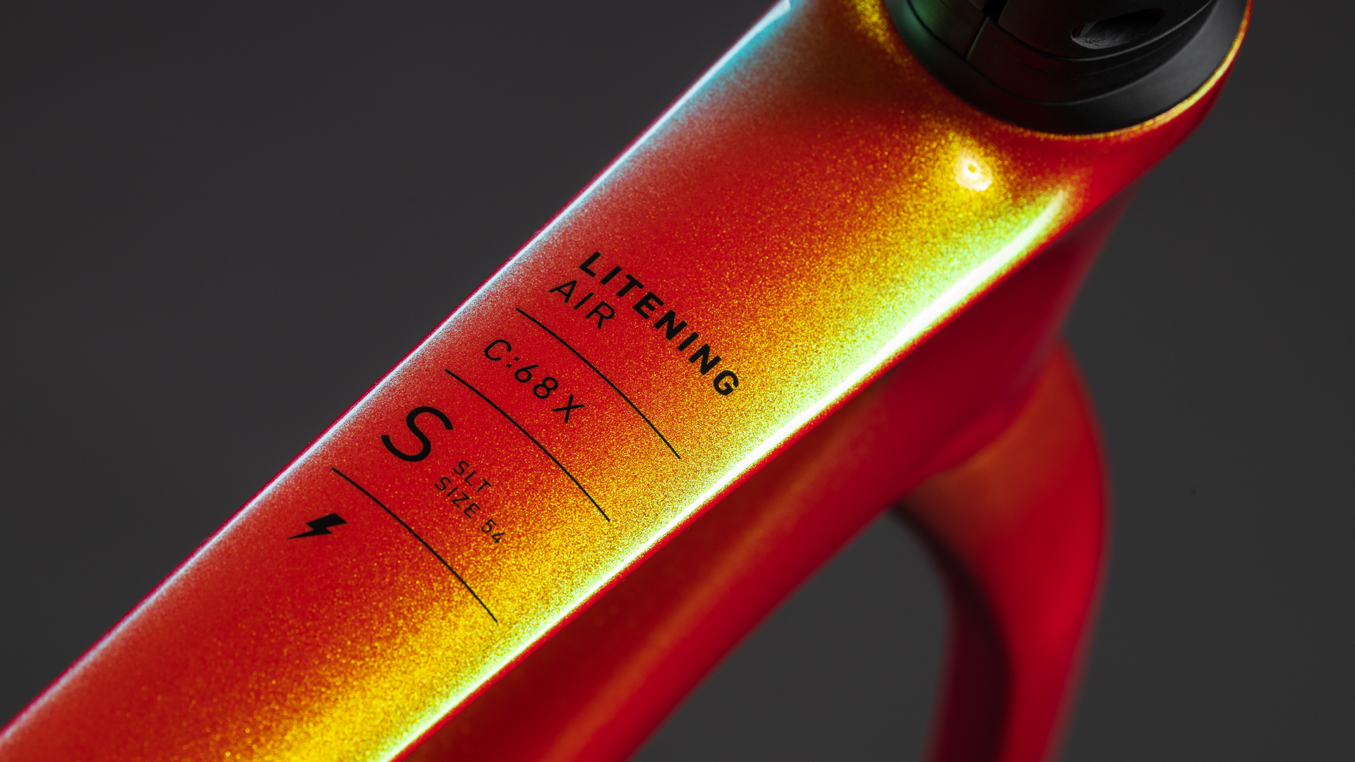 Cube Litening AIR C:68X Frameset glowingorange´n´black 2026