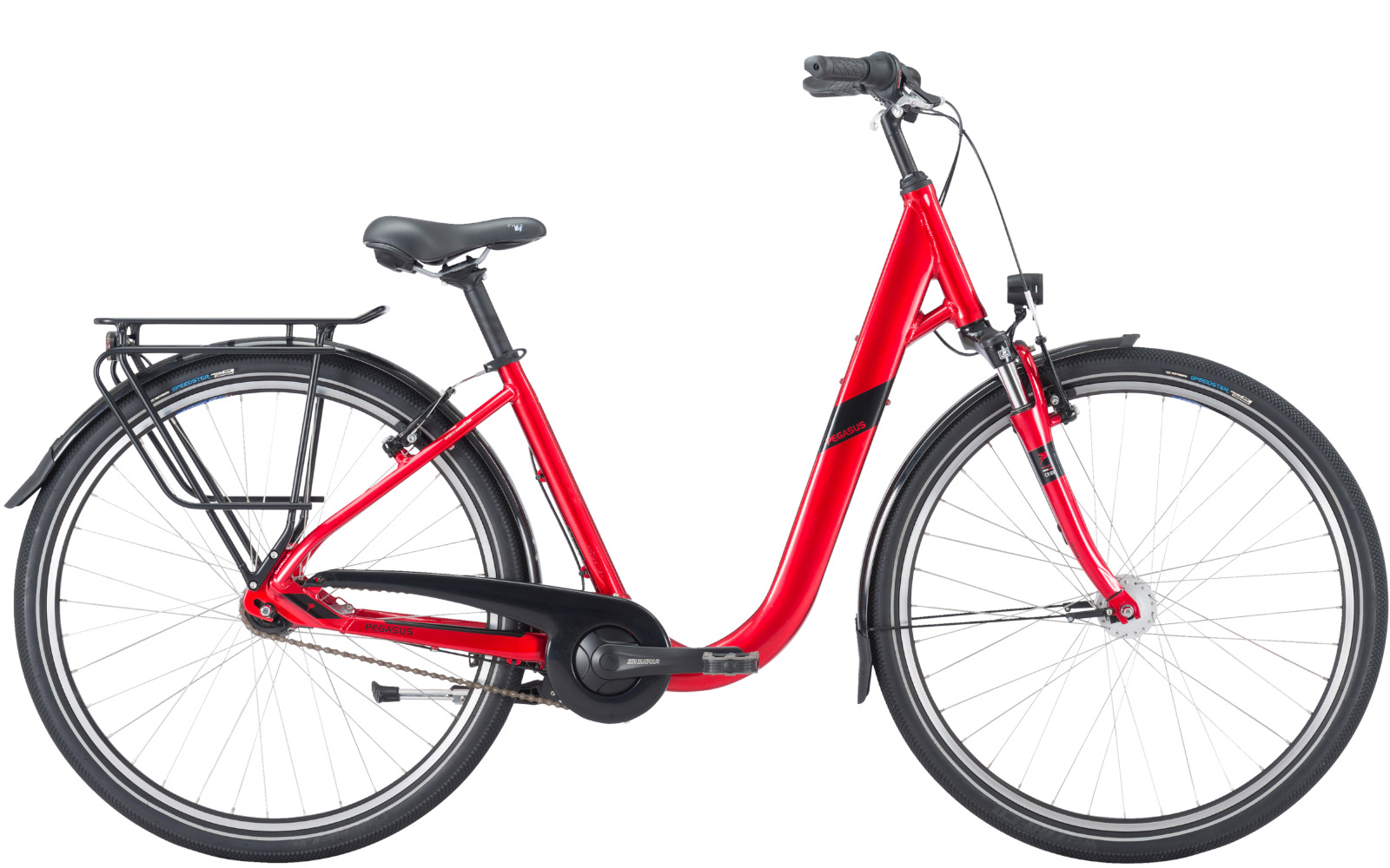 Pegasus Comfort SL 7 Wave chrome red Pegasus Comfort SL 7 Wave chrome red