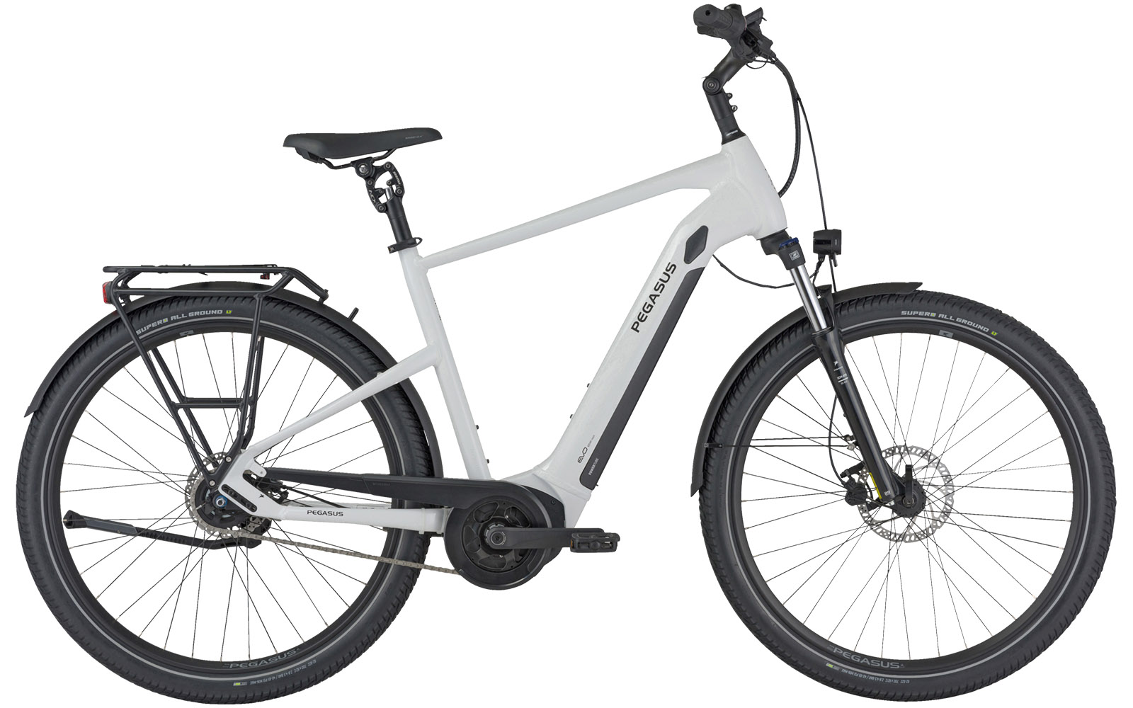 Pegasus SAVINO EVO 5F PERFORMANCE 625Wh light grey shiny Pegasus SAVINO EVO 5F PERFORMANCE 625Wh light grey shiny