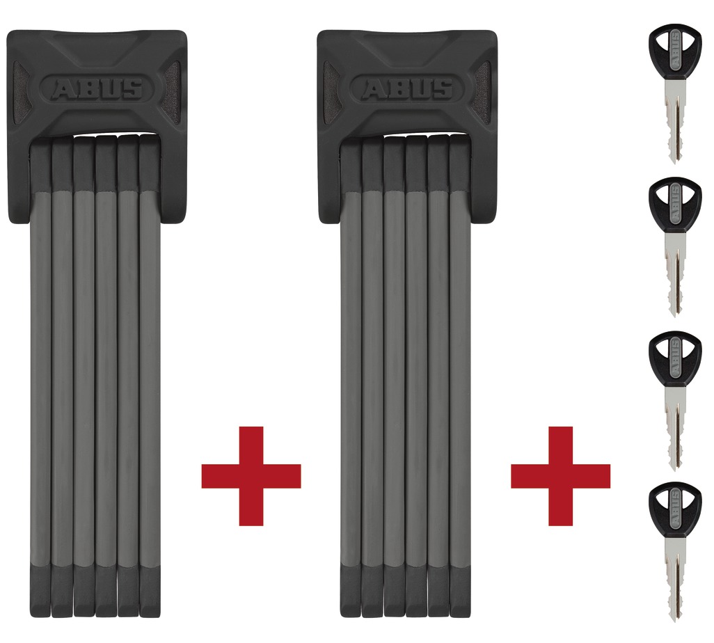Abus Faltschloss Bordo 6000/90 Twin Set