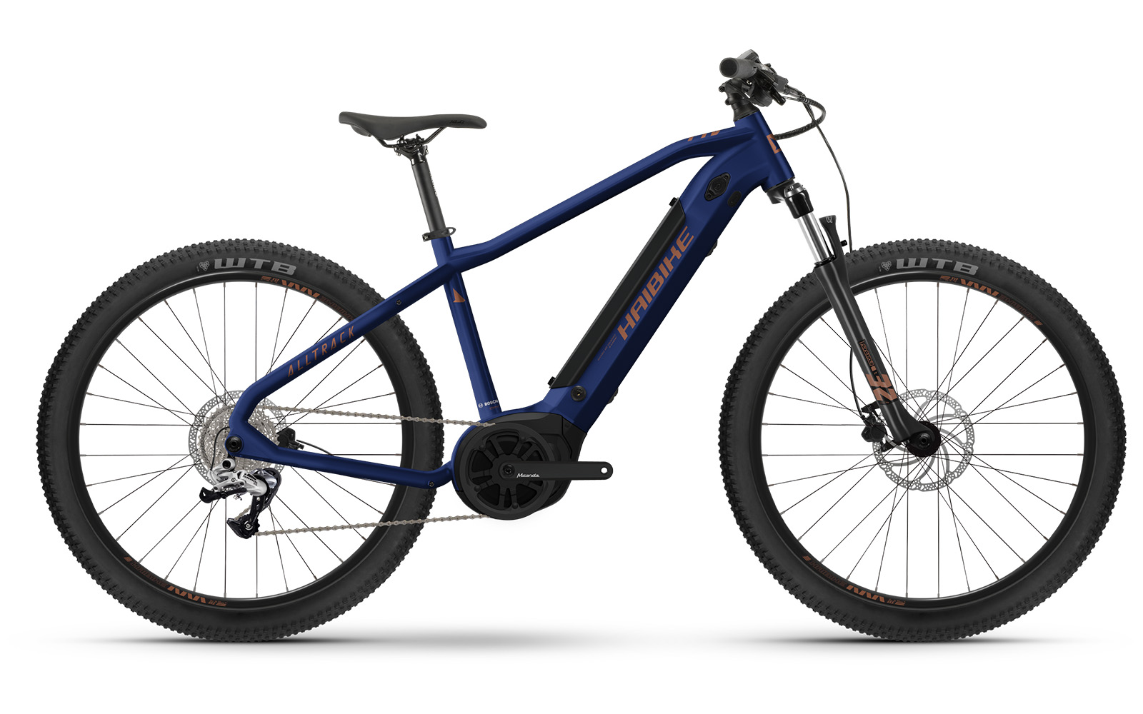 Haibike Alltrack 4 29 500wh gloss blue/leather Haibike Alltrack 4 29 500wh gloss blue/leather
