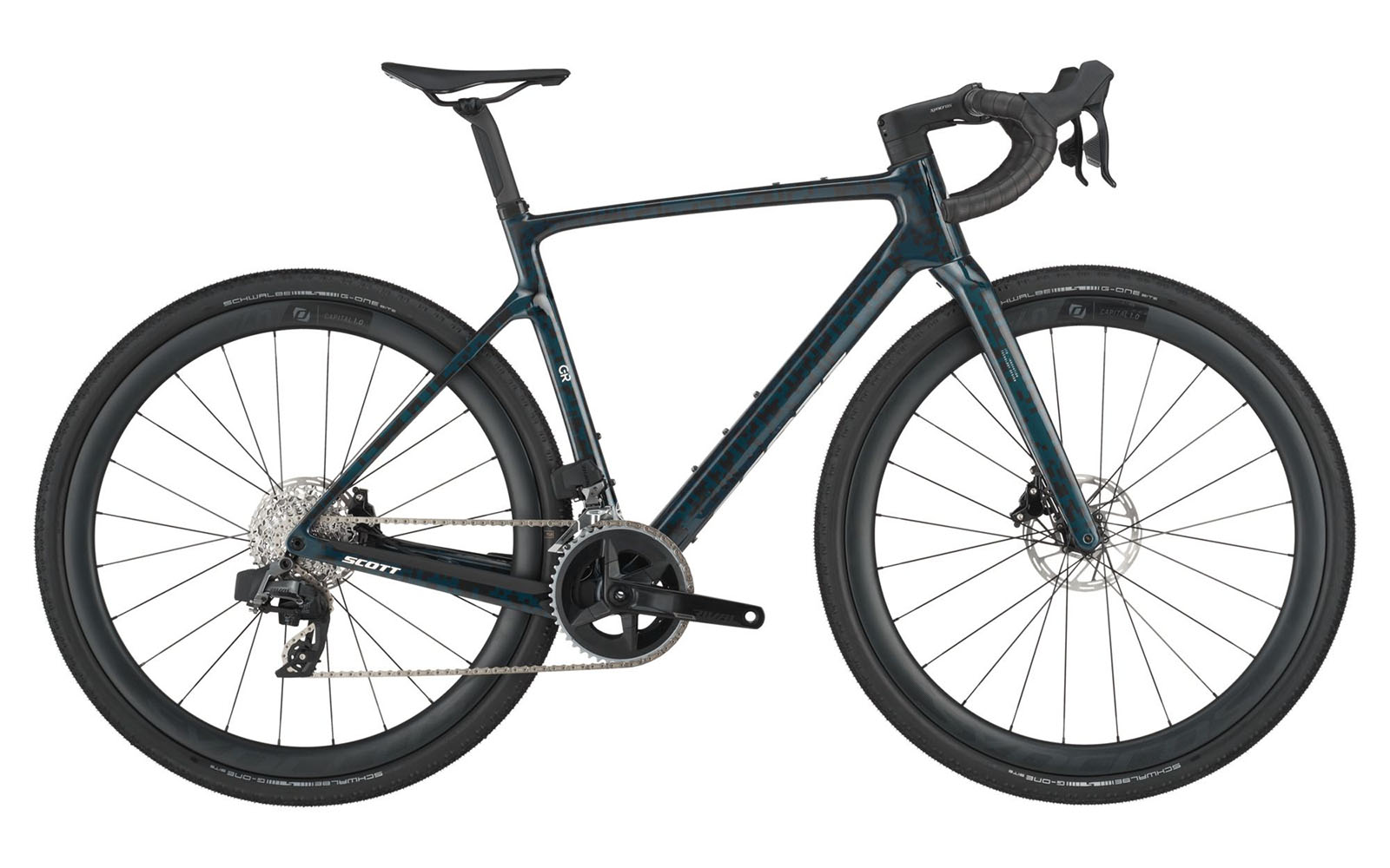 Scott Addict Gravel 20 petrol black 2025 Scott Addict Gravel 20 petrol black 2025