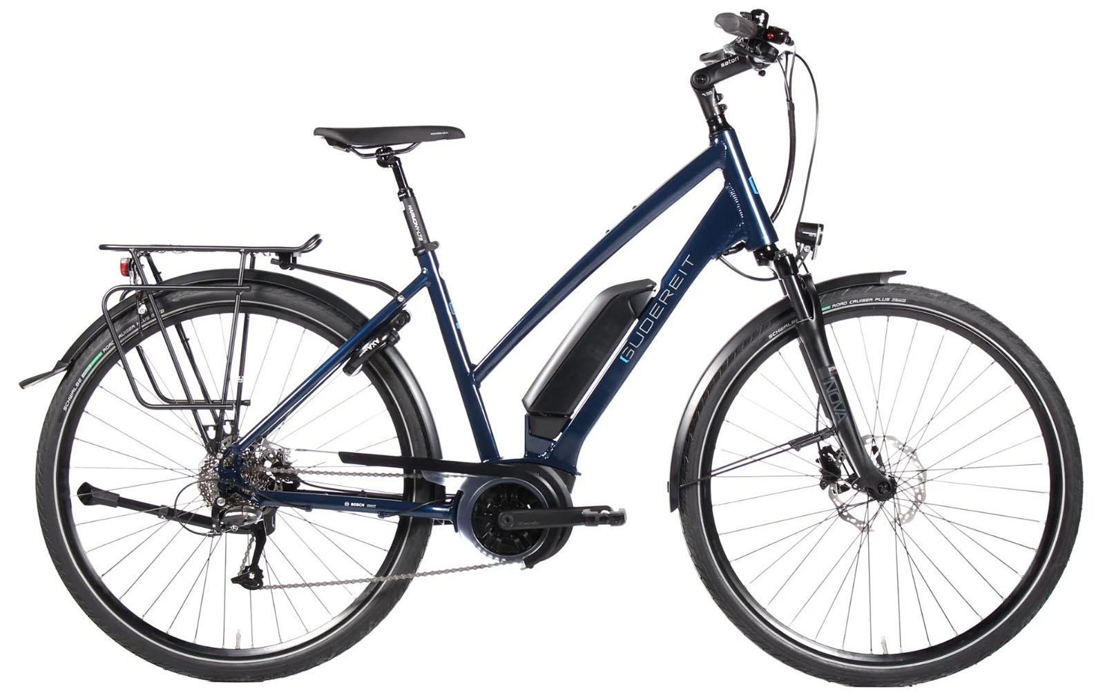 Gudereit ET-3 evo 400Wh Trapez Dunkelblau glanz