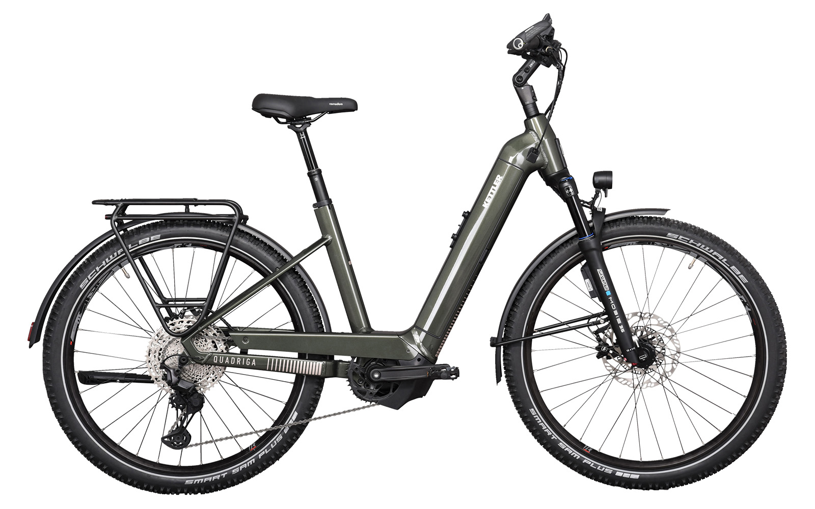 Kettler Alu Rad QUADRIGA TOWN & COUNTRY CX10 LG 750Wh Wave classic green shiny / classic beige Kettler Alu Rad QUADRIGA TOWN & COUNTRY CX10 LG 750Wh Wave classic green shiny / classic beige