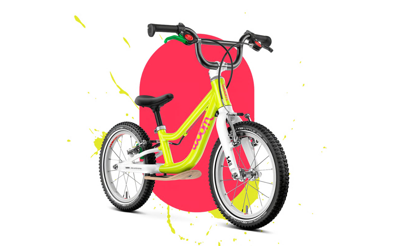 Woom GO 1 Plus Neon Lime 2026