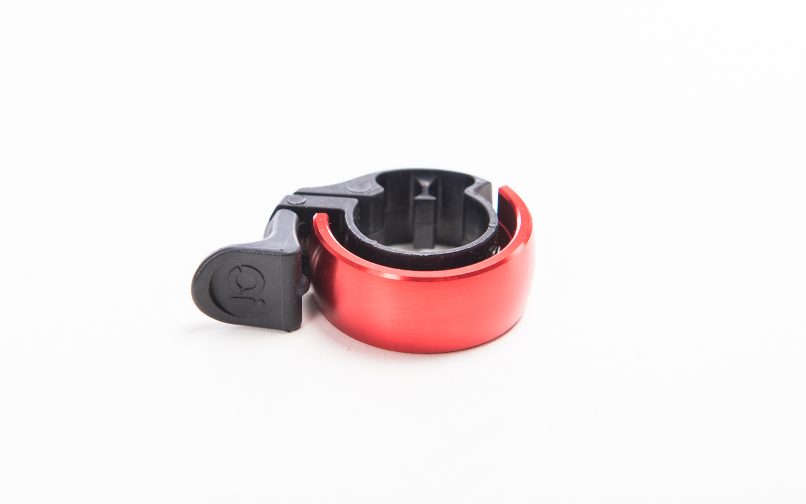 Knog Oi Fahrradklingel Small schwarz rot Knog Oi Fahrradklingel Small schwarz rot