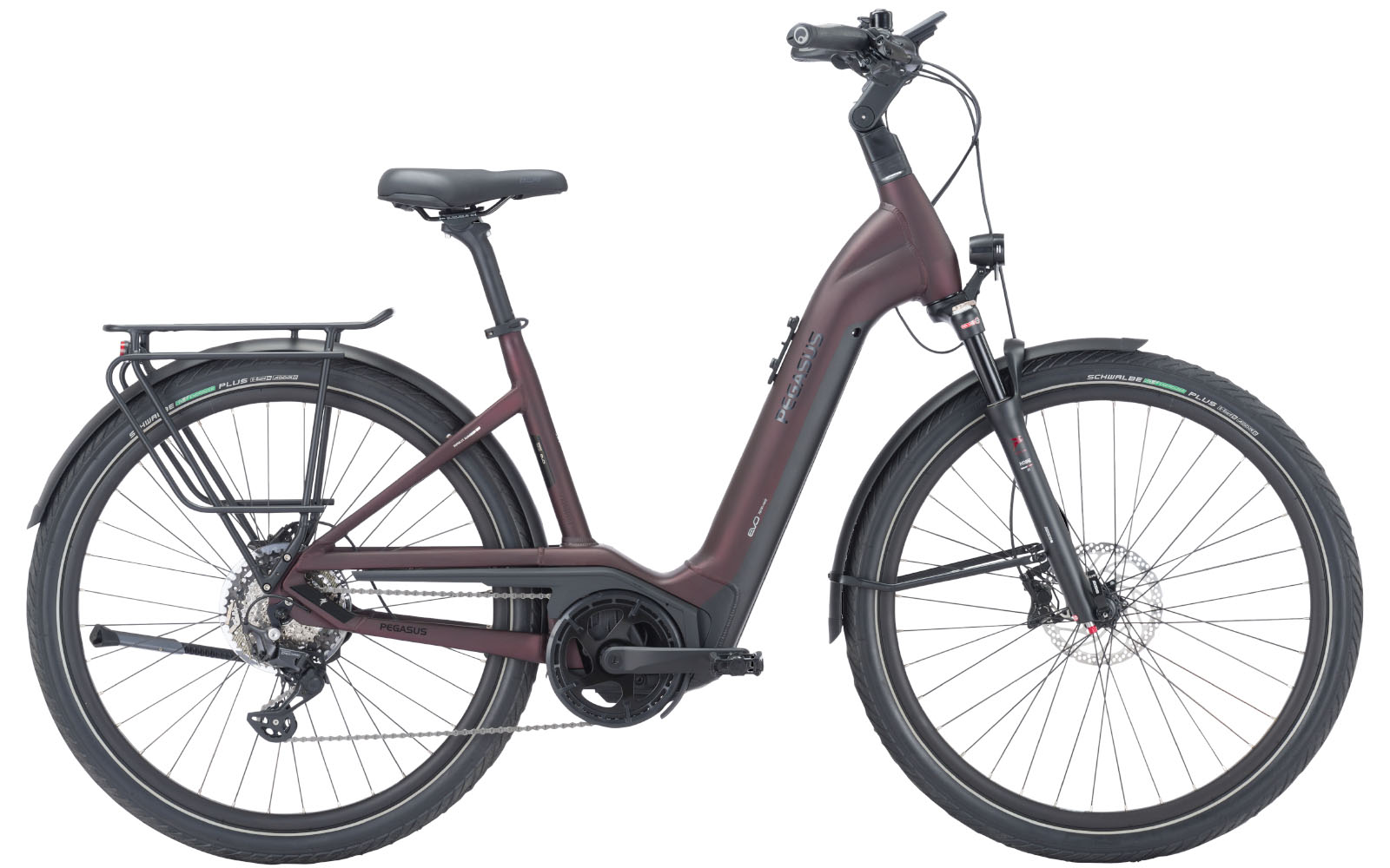 Pegasus Strong EVO 10 Lite 500Wh Wave dark red matt Pegasus Strong EVO 10 Lite 500Wh Wave dark red matt