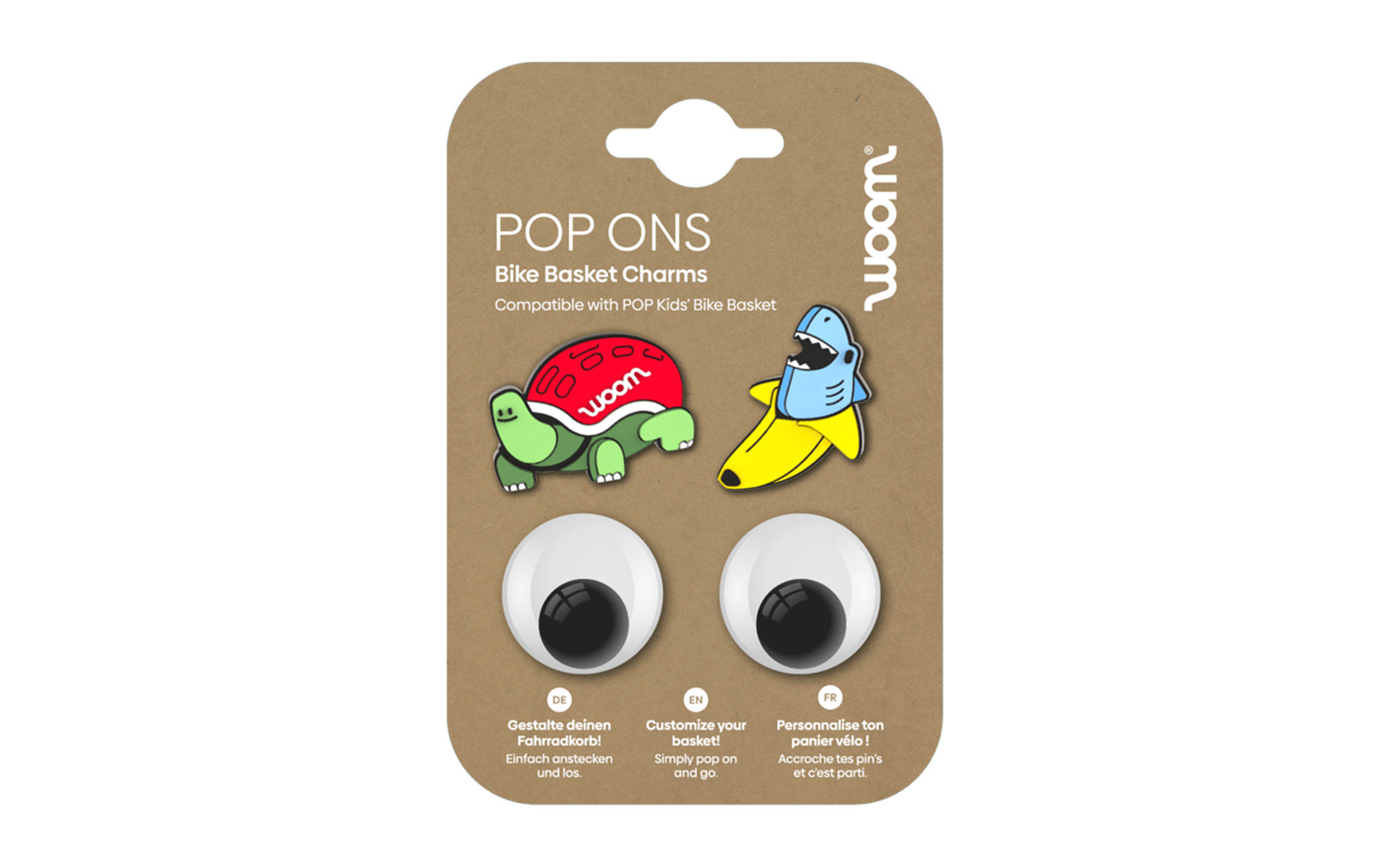 Woom Pop Ons Fahrradkorb-Anstecker