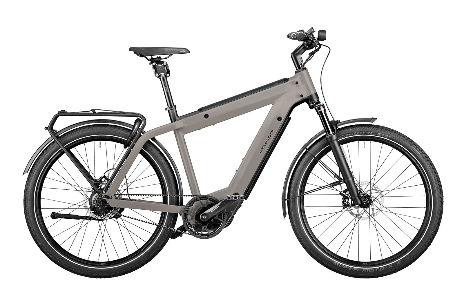 Riese&Müller Supercharger GT Vario HD Nyon 1250Wh Silver Matt  Riese&Müller Supercharger GT Vario HD Nyon 1250Wh Silver Matt