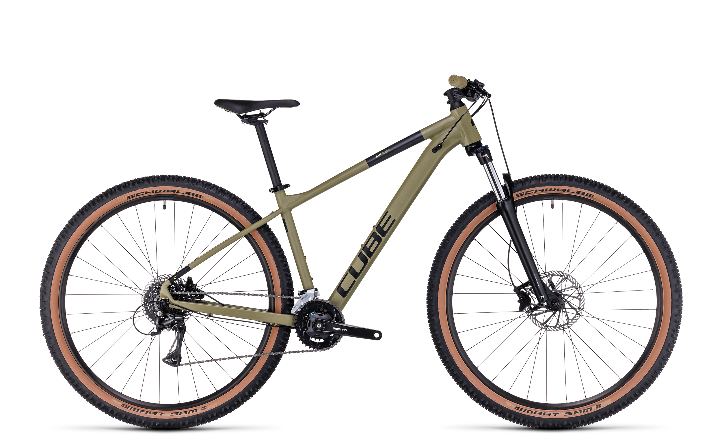 CUBE Aim Race olive´n´black CUBE Aim Race olive´n´black