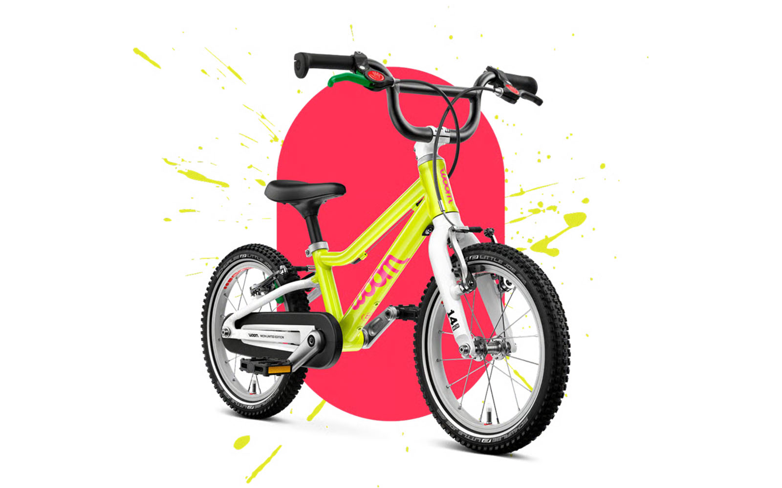 Woom GO 2 Neon Lime 2026